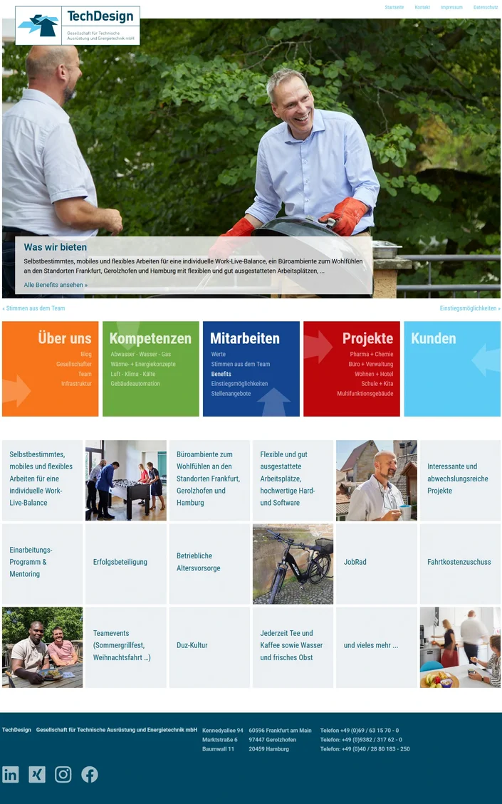 TechDesign, Benefits